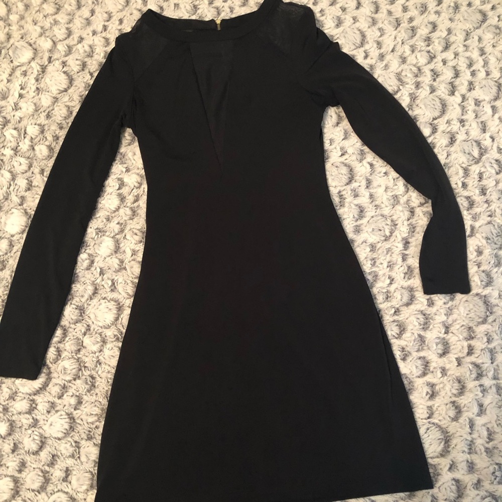 Black cocktail dress